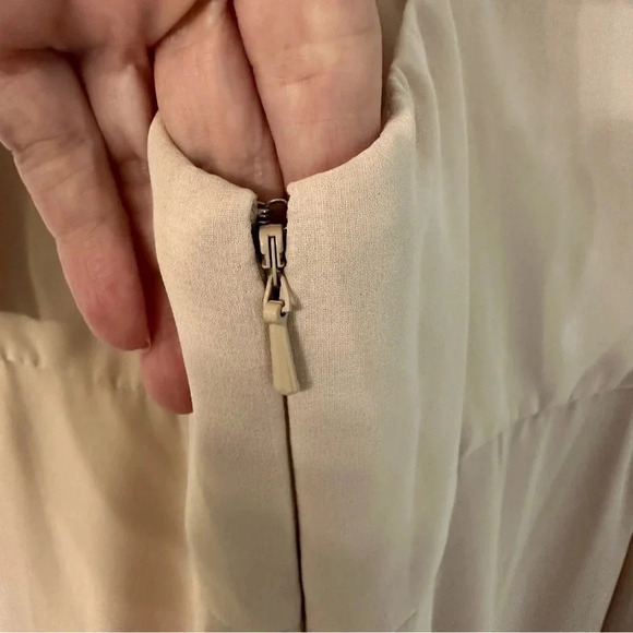 Jenny Packham Women’s Ruffled V-Neck Strappy Hi/Lo Chiffon Maxi Dress Size 6 NWT - Picture 5 of 9